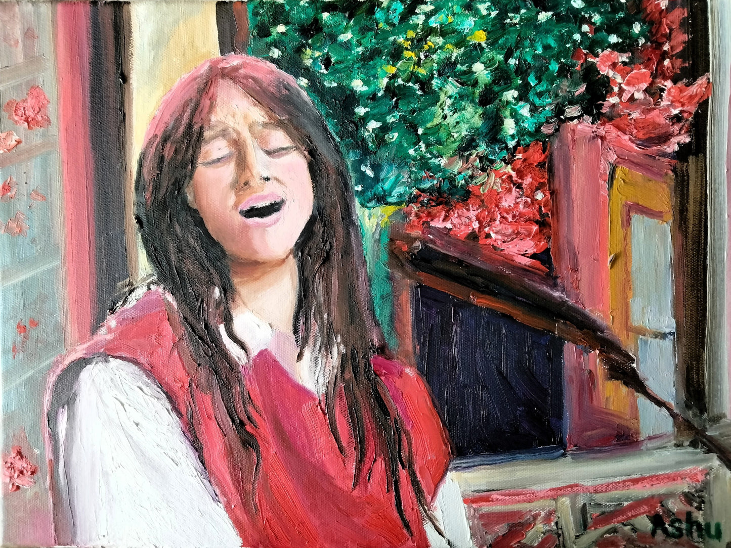 Billie Eilish performing "Have yourself a merry little Christmas" at the SNL Christmas show 2023