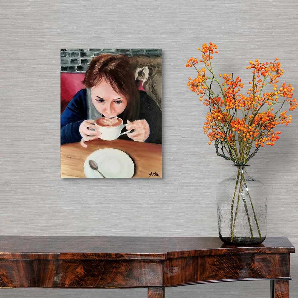 "Girl in a Cafe 2"