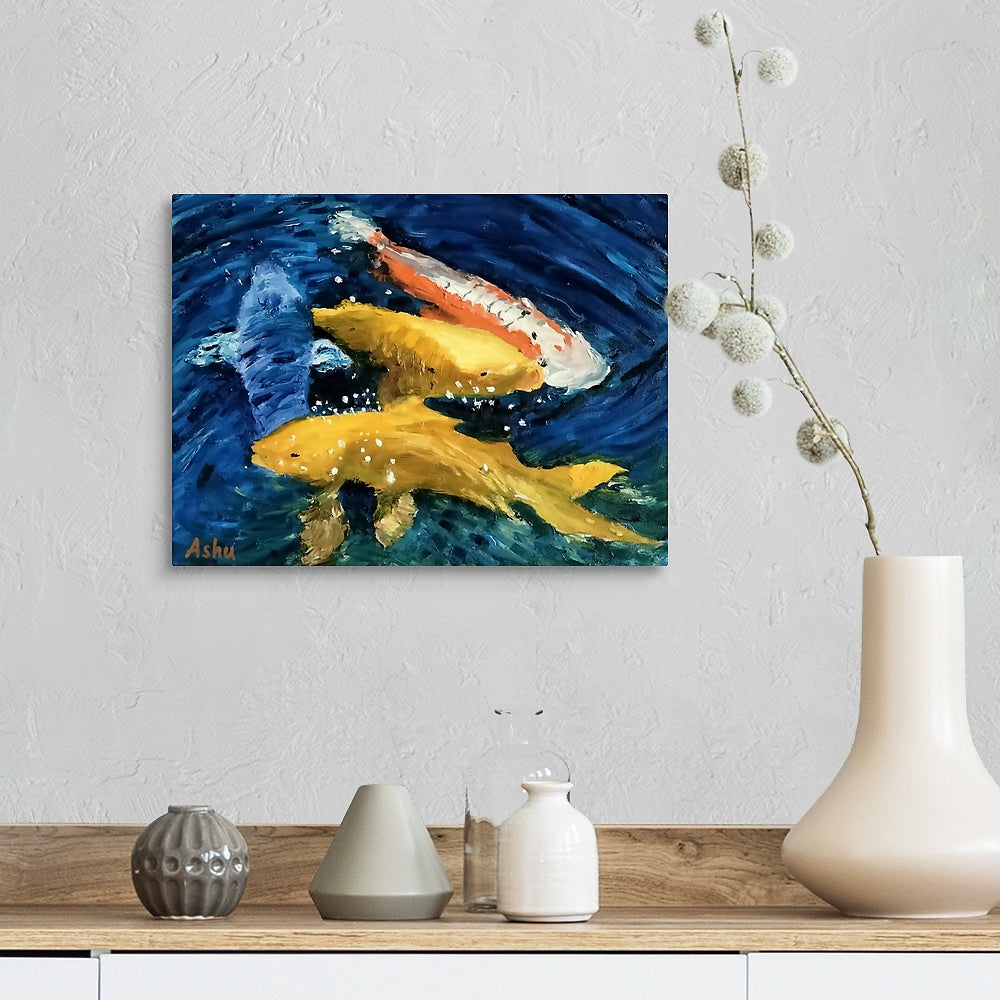 "Helter-Skelter - Koi Pond"