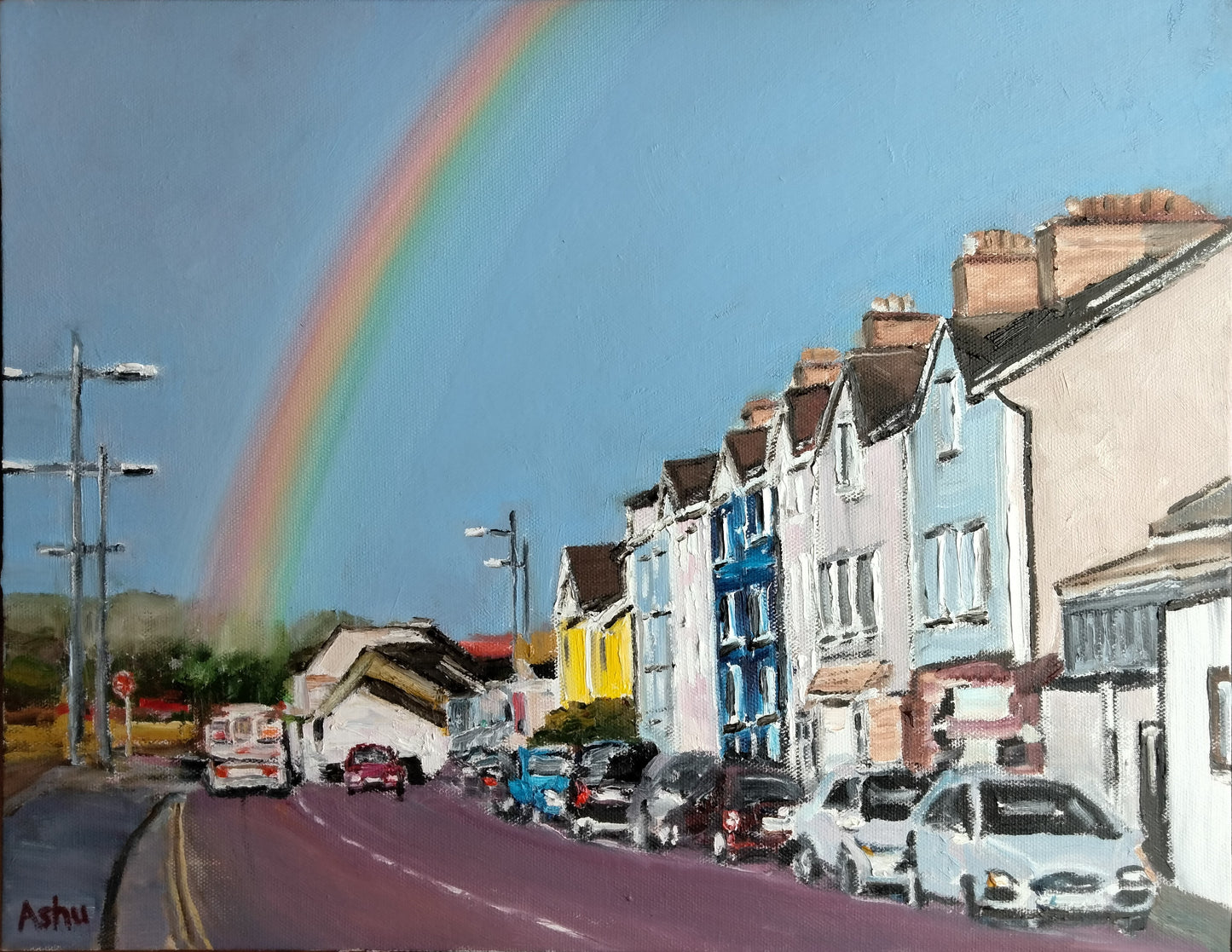 "Rainbow over Cork City, Ireland"