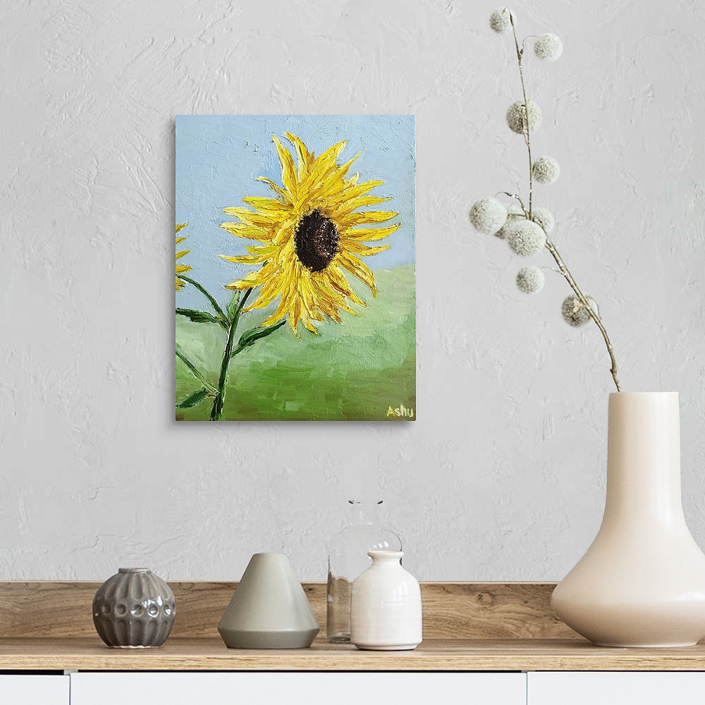 "Sunflower in the Wind"