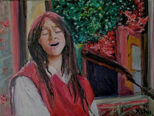 Billie Eilish performing "Have yourself a merry little Christmas" at the SNL Christmas show 2023