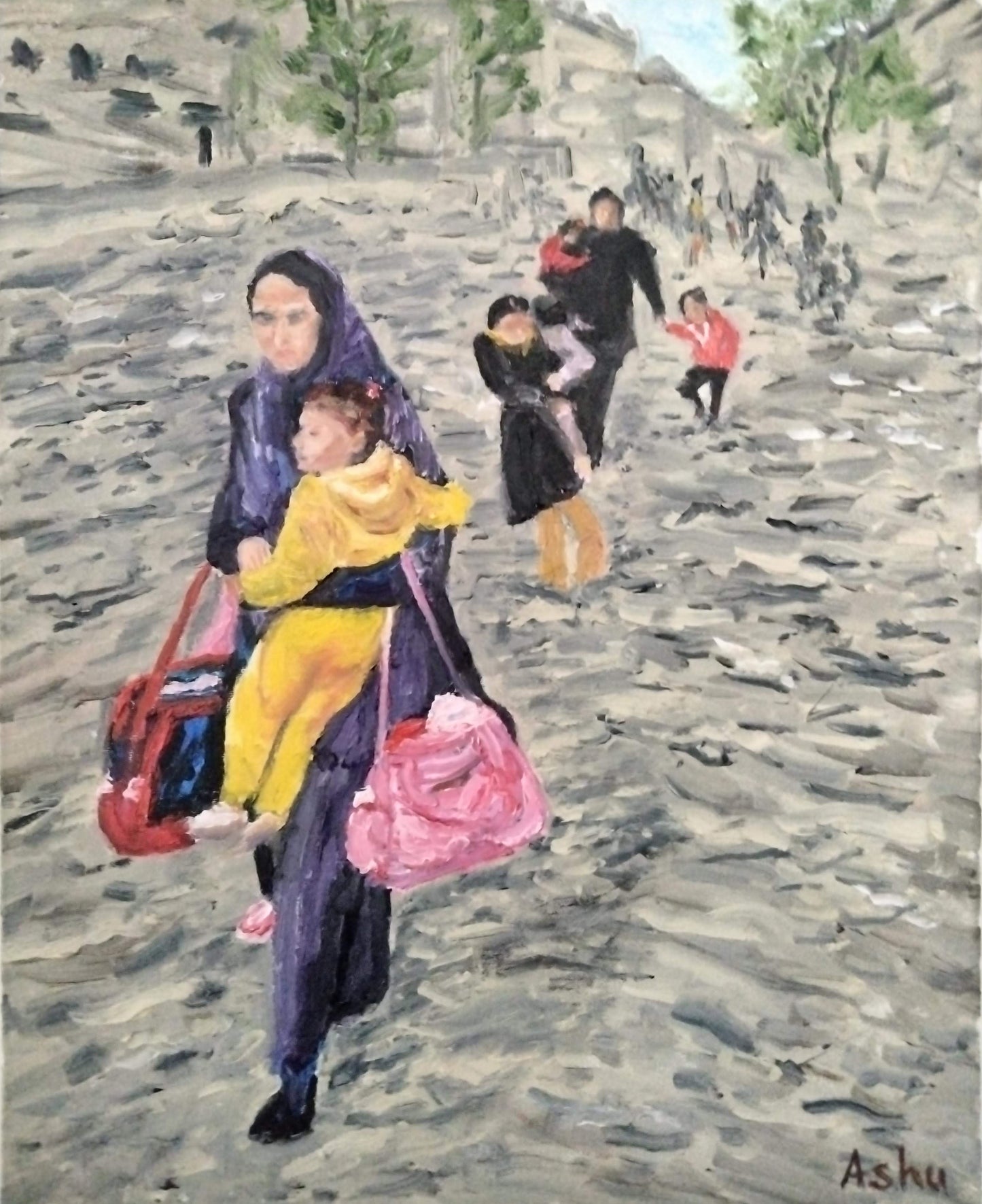 "Fleeing Gaza"