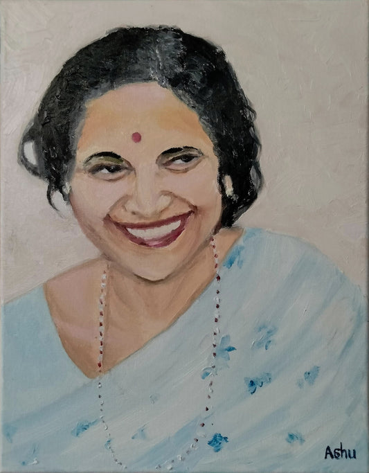 Painting of artist's mother