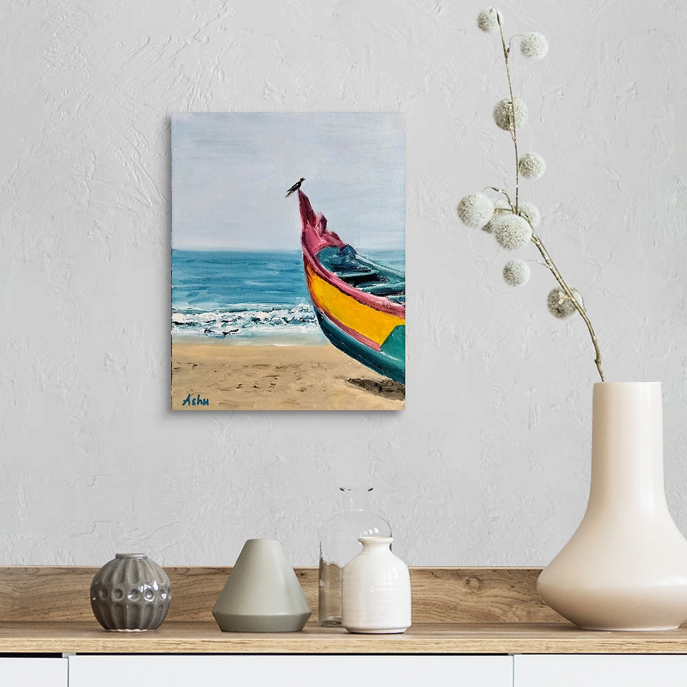 "Boat on the Beach"