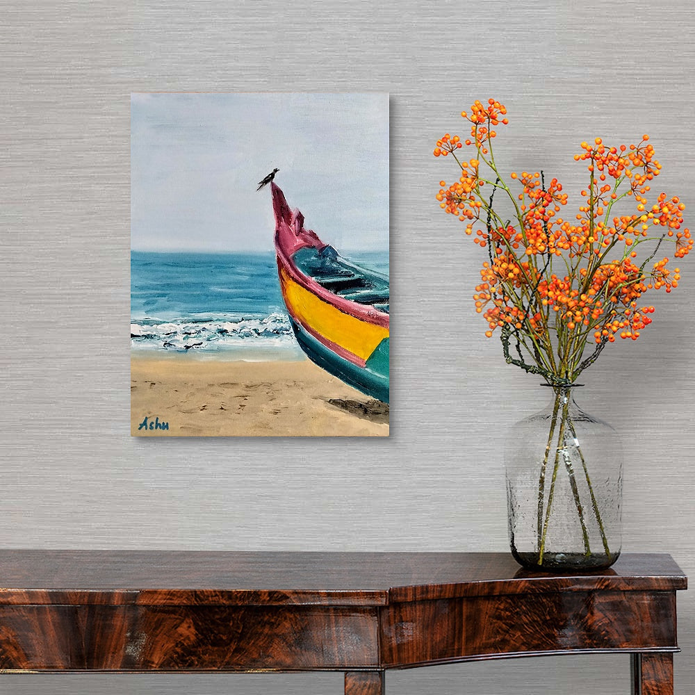 "Boat on the Beach"