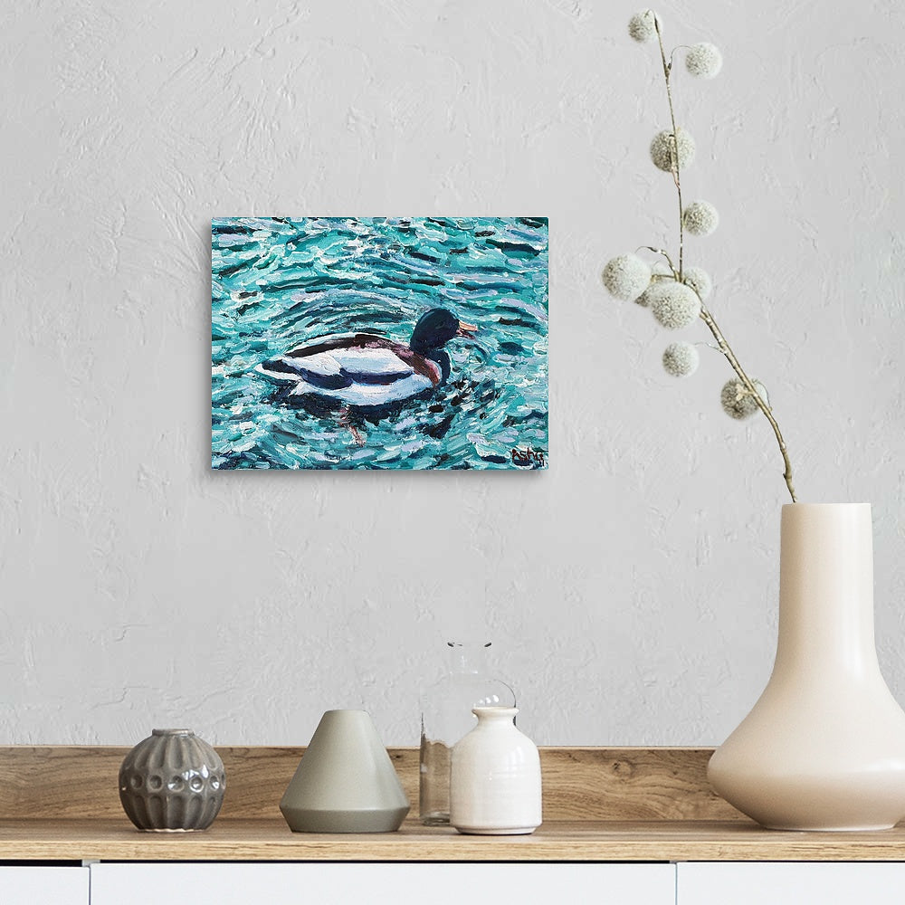 "Duck in a Pond"