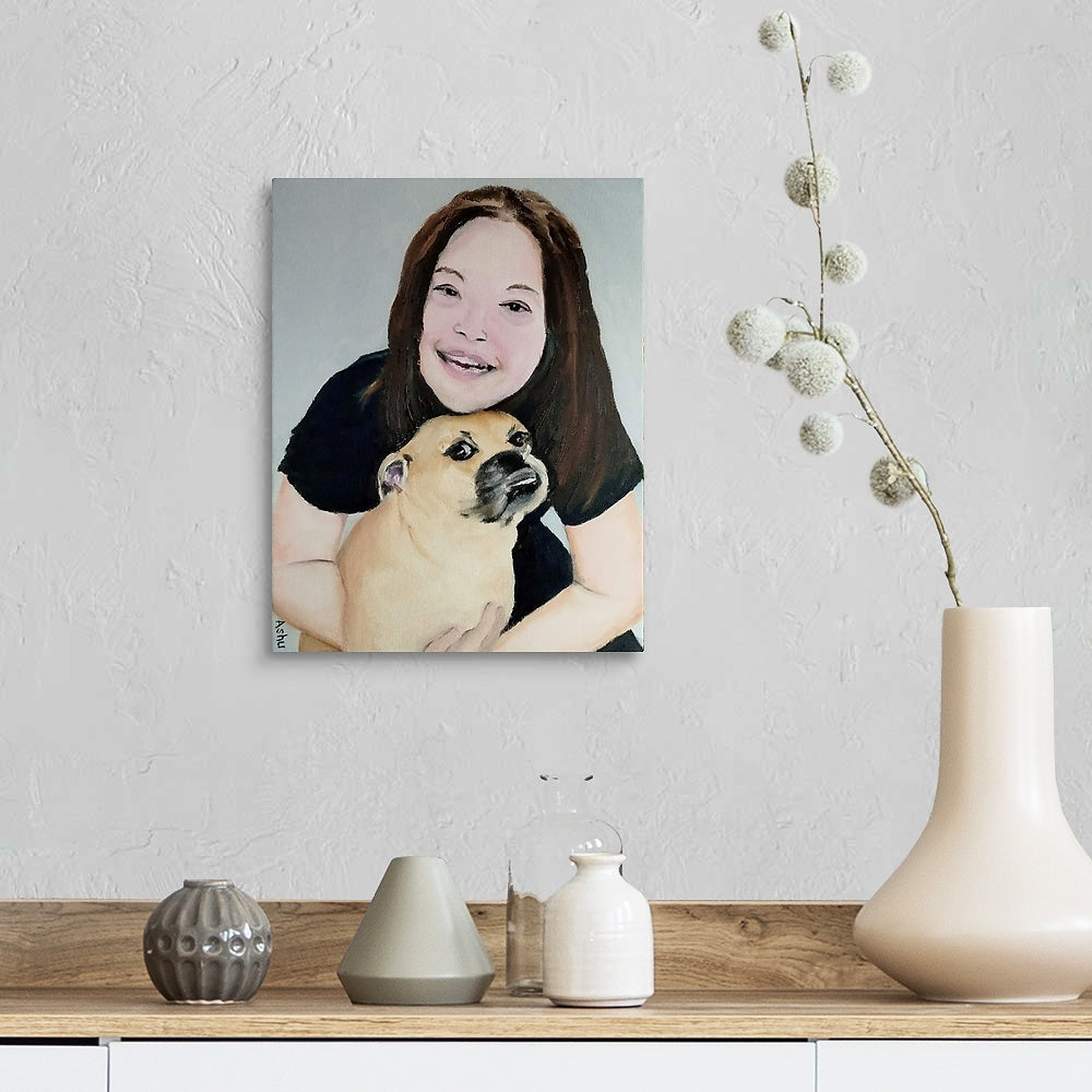 "Girl with a Dog 2"