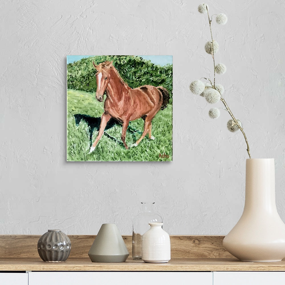 "Horse in the Meadows"