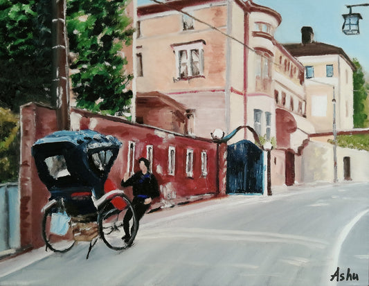 "Kyoto Rickshaw Puller"