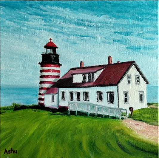 "Lighthouse in Maine"