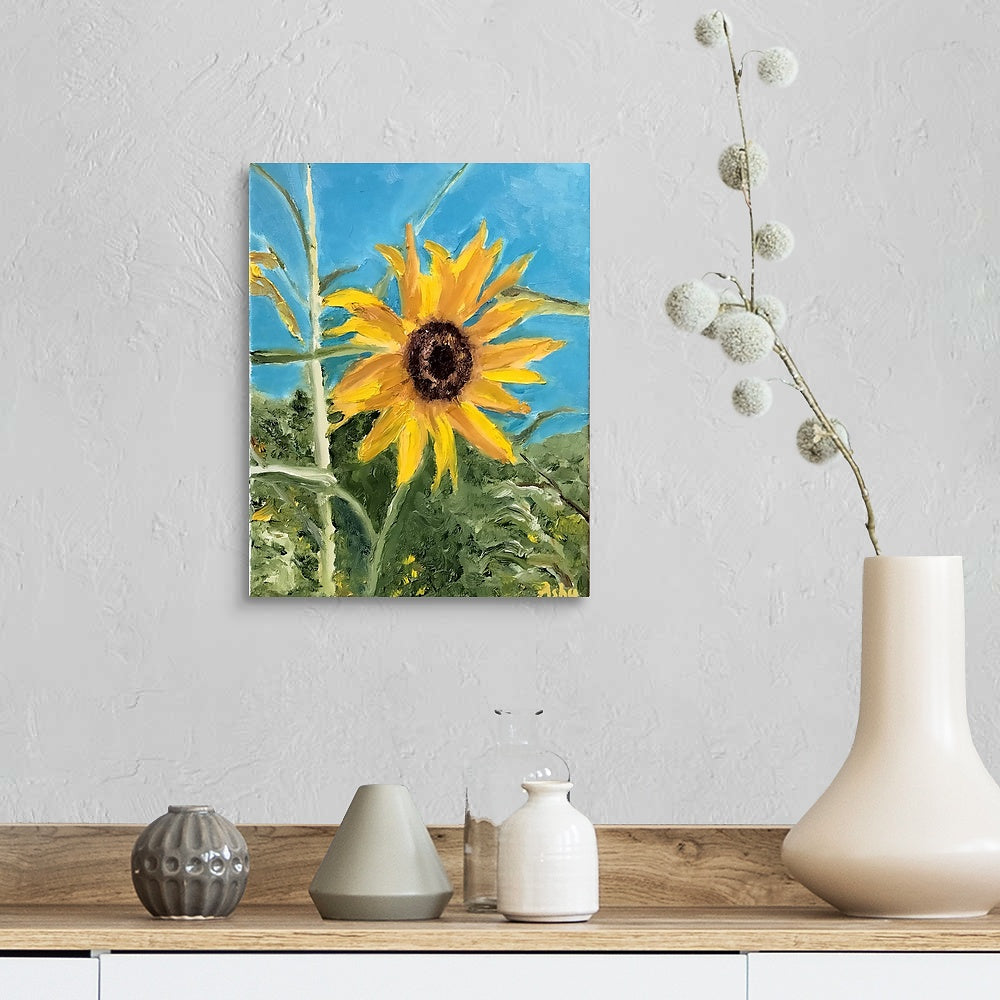 "Sunflower in the Wind 2"
