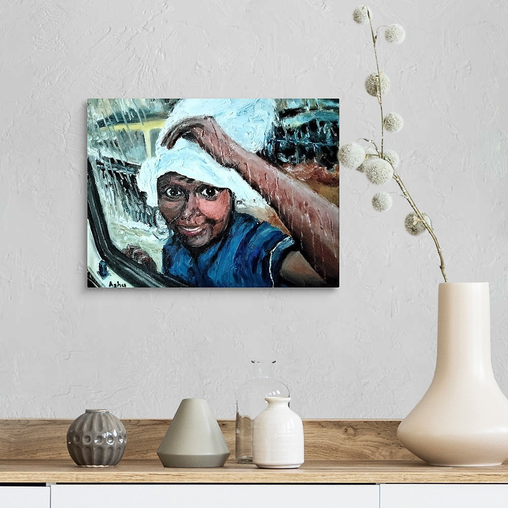 "Urchin in the Rain"