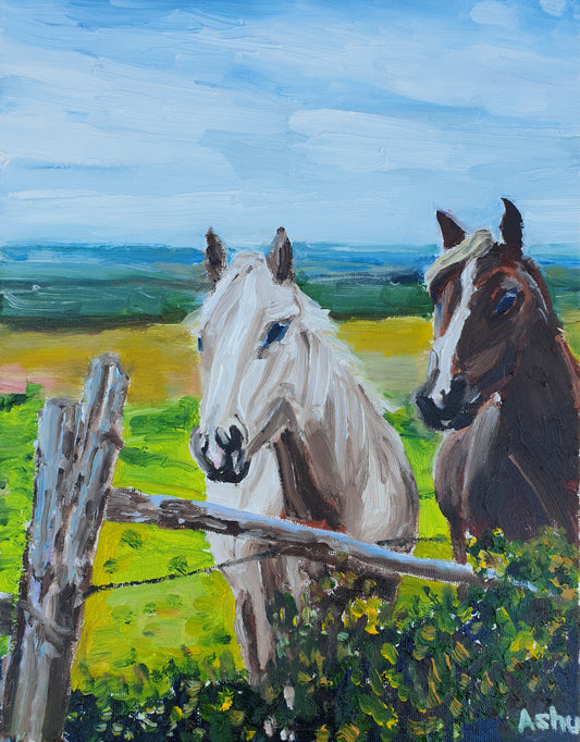 #Horses in the #Meadows - Ashu's Art