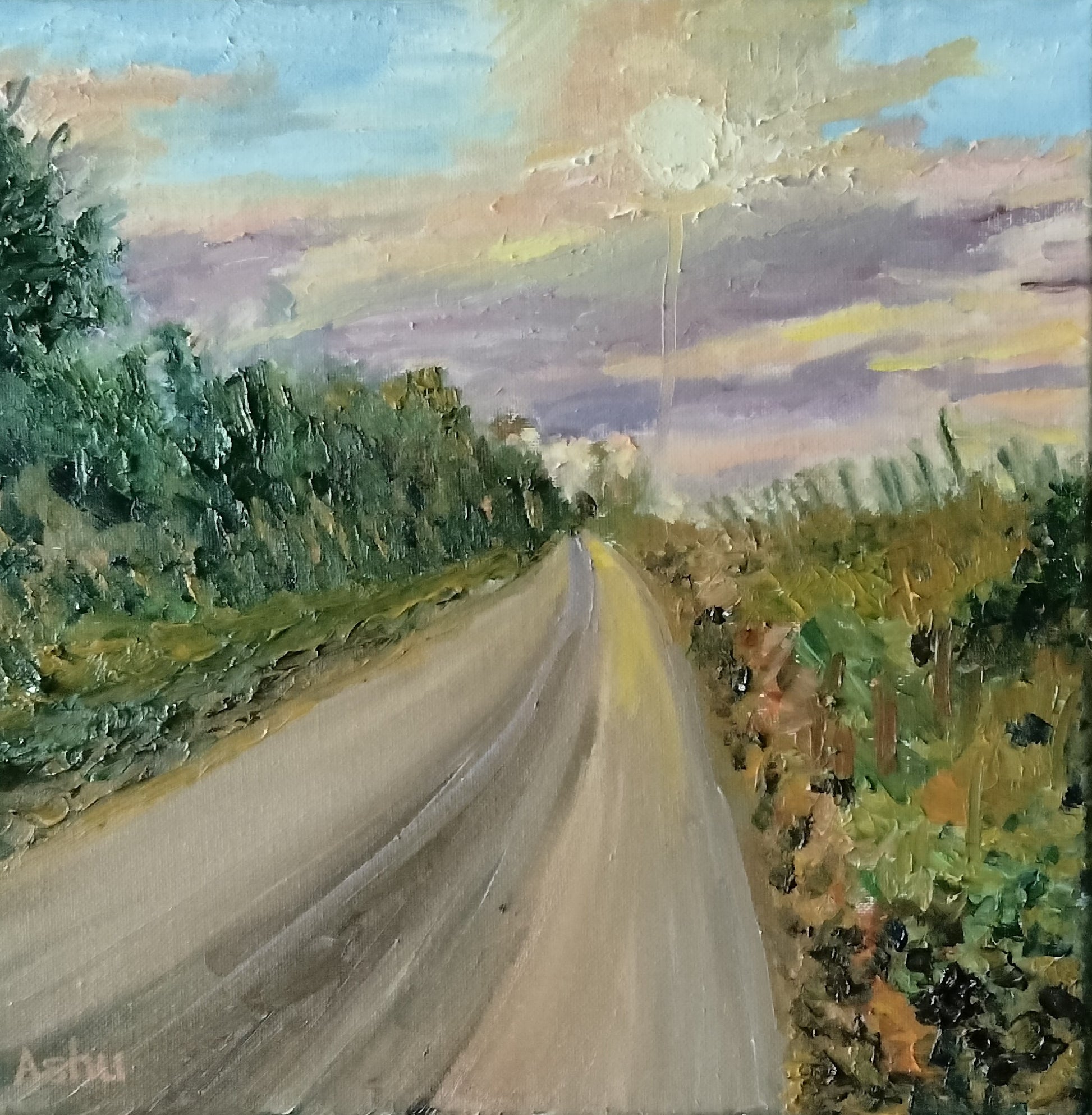 #Irish Country Road, An - Ashu's Art