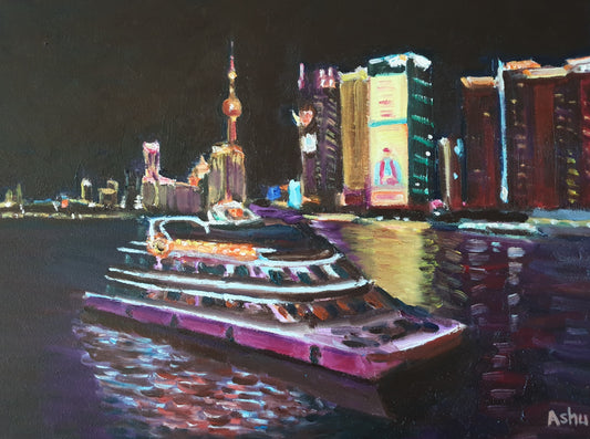 #Shanghai #Night (commission) - Ashu's Art
